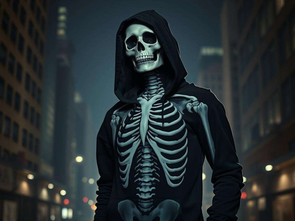 Skeleton Hoodie 3